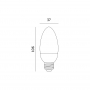 Żarówka LED SW 9W E27 PREMIUM barwa CIEPŁOBIAŁA