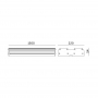 Oprawa LED HPL2 PRO 150W 120° 5000K IP65