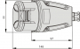 GNIAZDO STAŁE MINI 32/5 400V - GSM 32/5