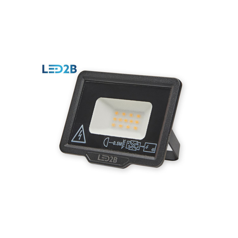Oprawa LED MH 10W CZARNA barwa NEUTRALNA BIAŁA LED2B
