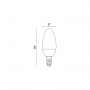Żarówka LED SW 1,5W E14 barwa NEUTRALNA BIAŁA