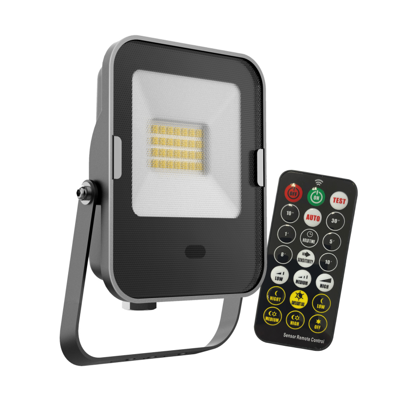 Naświetlacz LED MHNC z czujnikiem 20W PREMIUM barwa ZIMNOBIAŁA