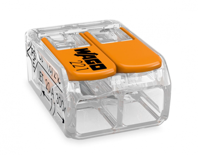 ZŁĄCZKA INSTALACYJNA 2-zaciskowa 0,14-4mm (221-412)