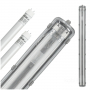 ZESTAW HERMETIC 2x120 + 2xLED T8 18W 6500K