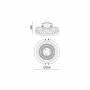 Oprawa LED NINA 150W 90° 4000K IP65