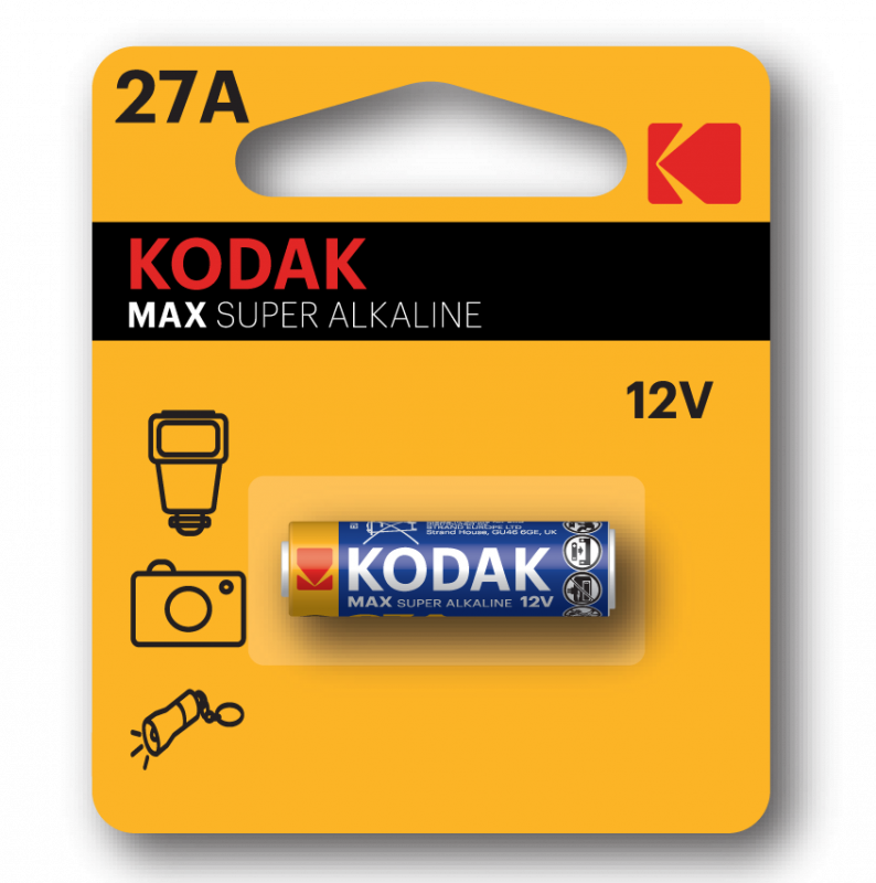 Bateria KODAK SUPERMAX 27A alkaliczna 1szt. BLISTER