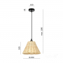 Lampa wisząca BOHO RONDA