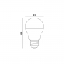 Żarówka LED MB 8,5W E27 barwa CIEPŁOBIAŁA LED2B