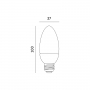 Żarówka LED SW 8,5W E27 barwa ZIMNOBIAŁA LED2B